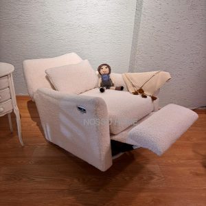 Emzirme Koltuğu Miasto White Teddy - Otomatik Elektrikli Sallanan Koltuk