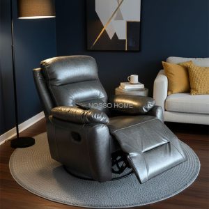 Elektrikli TV Koltuğu Singapur - Döner ve Sallanır - Ayarlanabilir Sırt ve Ayak Pufu